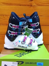LYŽIARKY DALBELLO JADE 4.0 JR WHITE-BLACK 22MP---MODEL 2021---